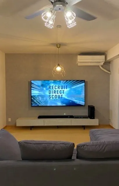 壁掛けテレビリフォーム